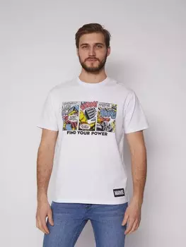 Футболка с принтом Marvel