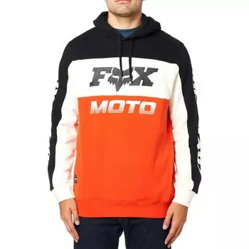 Толстовка Fox Charger Pullover Fleece, черно-оранжевый (Размер: S)