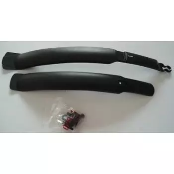 Комплект крыльев Vinca Sport удлиненных, 24"-26", материал пластик, черный, HN 06 black
