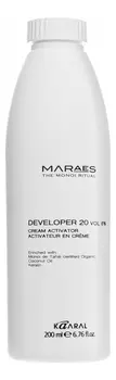 Окисляющая эмульсия для окрашивания волос 6% Maraes Developer: Эмульсия 120мл