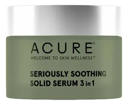 Ночная сыворотка с маслом цветков голубой пижмы Seriously Soothing Solid Serum 3 In 1 50мл