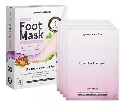 Носочки для педикюра оригинальные Dr. Pedicure Original: 4 пары
