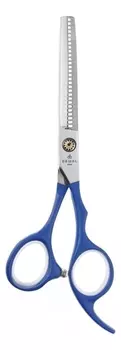 Ножницы парикмахерские филировочные 28 зубцов Colour Step ML55AS-BL