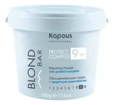 Обесцвечивающая пудра для волос защитным комплексом 9+ Blond Bar Protect Complex : Пудра 500г