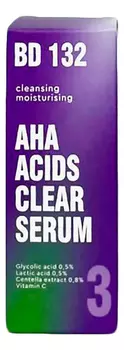 Очищающая увлажняющая сыворотка для лица BD 132 AHA Acids Clear Serum 30мл