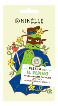 Очищающие полоски для носа Аликантийский огурец Fiesta El Pepino 4г