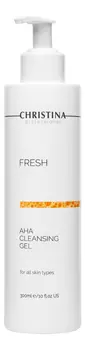 Очищающий гель для лица с фруктовыми кислотами Fresh AHA Cleansing Gel 300мл