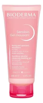 Очищающий гель для лица Sensibio Gel Moussant: Гель 100мл