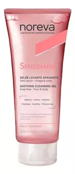 Очищающий гель-желе для лица и тела Sensidiane Gelee Lavante Apaisante: Гель 200мл