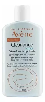 Очищающий крем для лица Cleanance Hydra Soothing Cleasing Cream 200мл: Крем 200мл