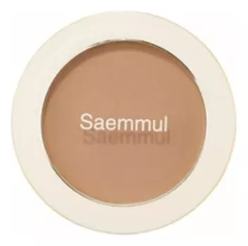 Однотонные румяна Saemmul Single Blusher 5г: BR03 Cloudy Brown