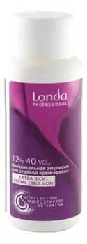 Окислительная эмульсия для волос Londacolor Extra Rich Creme Emulsion 60мл: Эмульсия 12% 40Vol
