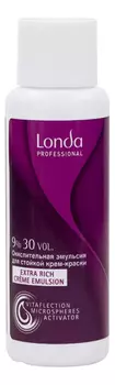 Окислительная эмульсия для волос Londacolor Extra Rich Creme Emulsion 60мл: Эмульсия 9%