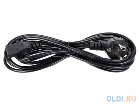 Кабель компьютер-розетка 220V (EURO) <VDE 3G*1mm2 VCOM {CE021-CU} 1,8м подходит для майнинга