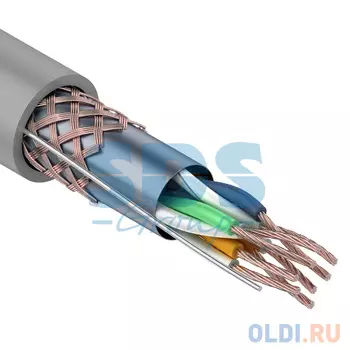 Кабель SFTP 4PR 24AWG CAT5e 305м STRANDED REXANT