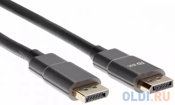 Кабель DisplayPort 3м VCOM Telecom ACG633-3M круглый черный