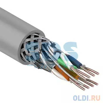 Кабель SSTP 4PR 23AWG CAT7 305м REXANT