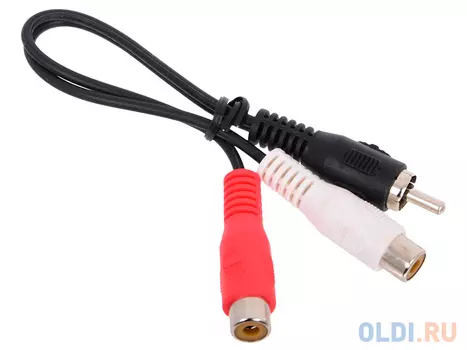 Кабель Telecom 1RCA (M) - 2RCA (F)<TAV4954-0.2M