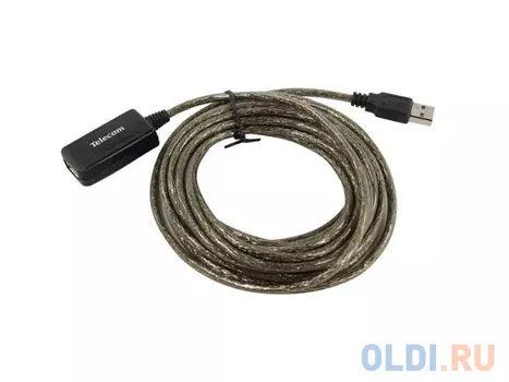 Кабель USB2.0-repeater, удлинительный активный <Am--Af 5м, Telecom <TUS7049-5M
