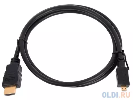 Кабель HDMI to MicroHDMI ver1.4V+3D,1m TV-COM