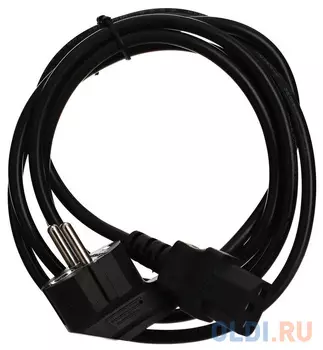 Кабель компьютер --> розетка 220V ( угловая Евровилка)  3G*0,5mm2 VCOM  , 3,0 м