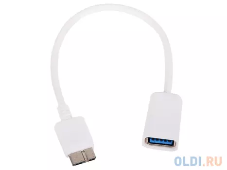 Кабель microUSB VCOM Telecom CU304 круглый белый