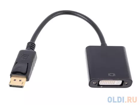 Кабель-переходник DisplayPort -- DVI-F 0,2m , Telecom (TA557)