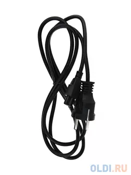 Кабель питания для ноутбуков, 3-pin, с заземлением, 220V (Европейский стандарт)  1,8m