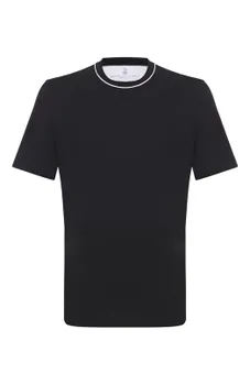 Хлопковая футболка Brunello Cucinelli