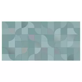 декор настенный 31,5x63 COLORES Geometrico Mare аквамарин