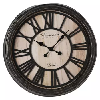 часы настенные KOOPMAN 506х506мм полипропилен черные