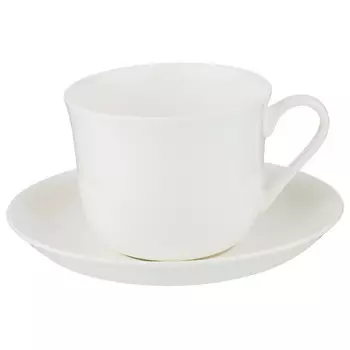 чашка с блюдцем LEFARD Silk 500мл костяной фарфор