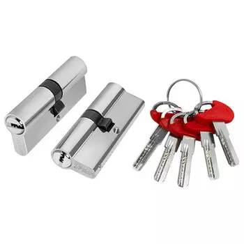 цилиндр ключевой Fuaro Lock d-pro500 80мм 40х40 хром