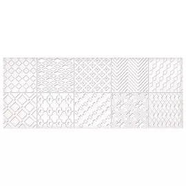 декор настенный 20,1х50,5 NUVOLA Ornament, белый