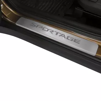 Накладки порогов Rival для Kia Sportage lV 2016-2018 2018-
