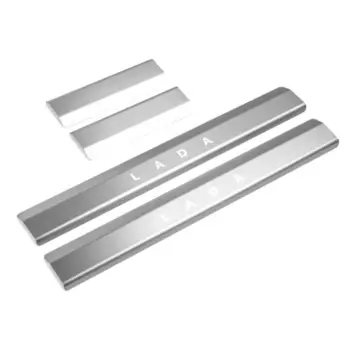 Накладки порогов Rival для Lada 2110 1995-2014/2111 1997-2009/2112 1999-2009 (NP.6015.3)