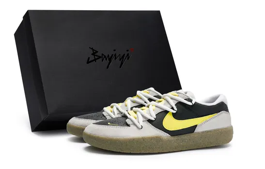 Скейтбордические кеды SB Force 58 унисекс с низким верхом, желтый Nike