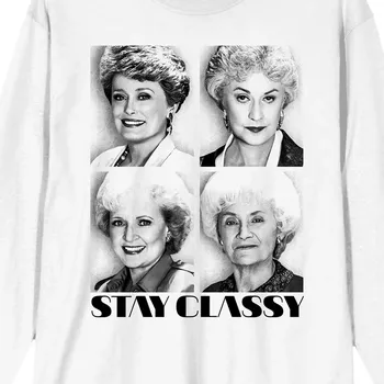 Мужская золотая футболка Girls Stay Classy Licensed Character