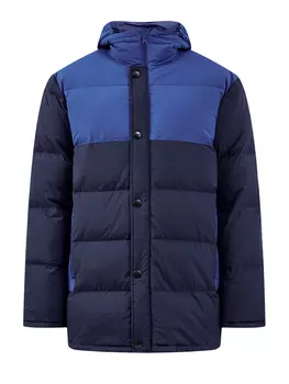 Стеганая куртка в стиле colorblock