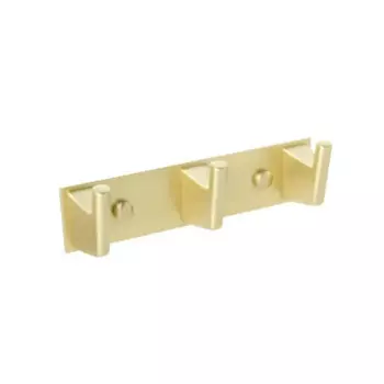 Вешалка Fixsen Trend Gold FX-99005-3, стальная, 3 крючка, цвет золотой