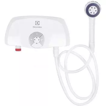 Проточный водонагреватель электрический Electrolux Smartfix 2.0 S 5.5 кВт белый с душевой лейкой