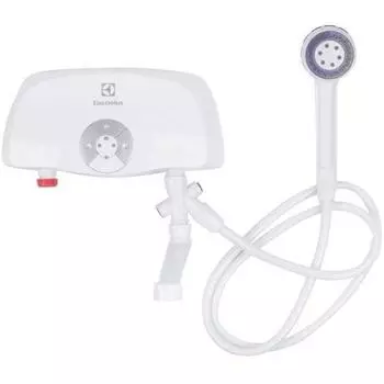 Проточный водонагреватель электрический Electrolux Smartfix 2.0 TS 5.5 кВт белый с душевой лейкой и краном