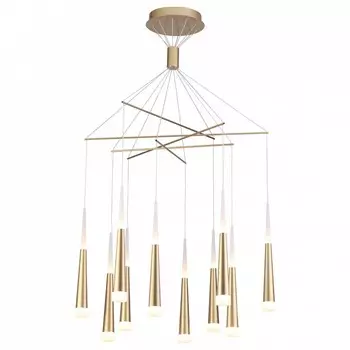Подвесной светильник vivat (odeon light) золотой 180 см.