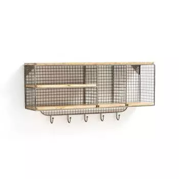 Полка настенная areglo (laredoute) бежевый 72x38x15 см.