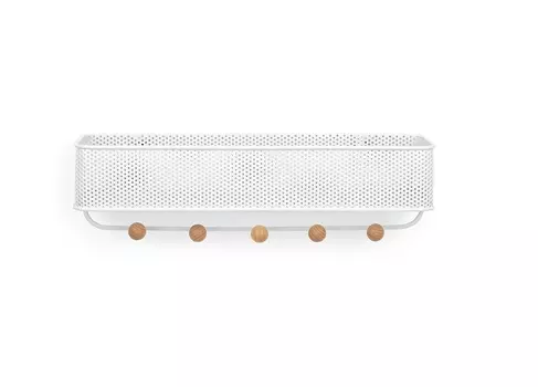 Полка-органайзер estique (umbra) белый 31x9x9 см.
