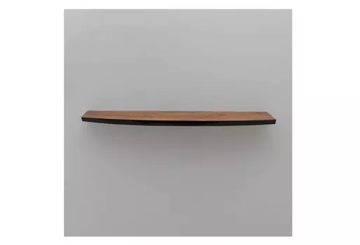 Полка с обработкой черной эпоксидной смолой (wowbotanica) коричневый 131x3x22 см.