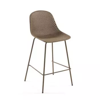 Полубарный стул quinby (la forma) бежевый 49x97x49 см.