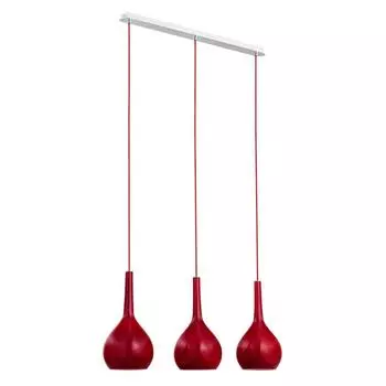 Подвесной светильник vetro red (alfa) красный 63x110 см.