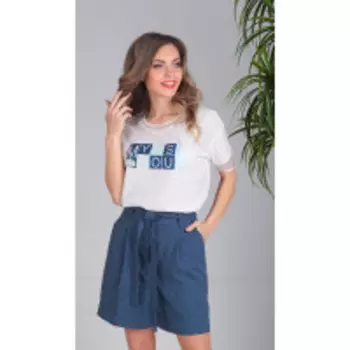 Шорты Sandyna-13754 В цвете: Синий; Размеры: 50,44