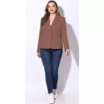 Жакет LeNata-11862/3 В цвете: Коричневый; Размеры: 56,60